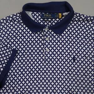 Polo Ralph Lauren Soft Cotton Custom Slim Fit Printed Polo Shirt Preppy XL